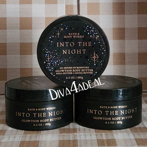 3X Bath & Body Works INTO THE NIGHT Body Butter Bundle - Picture 1 of 2